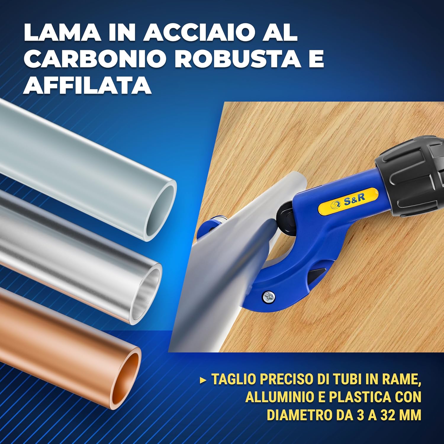 Thumbnail 2 de S&R Tagliatubi: Tagliatubi per rame, alluminio e plastica multistrato da 3 a 32 mm