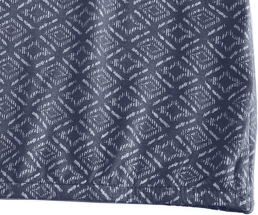 Thumbnail 5 de TrendiMax Damen T-Shirt Kurzarm mit Allover-Minimal Print, Stretch & V-Cut-Out hinten
