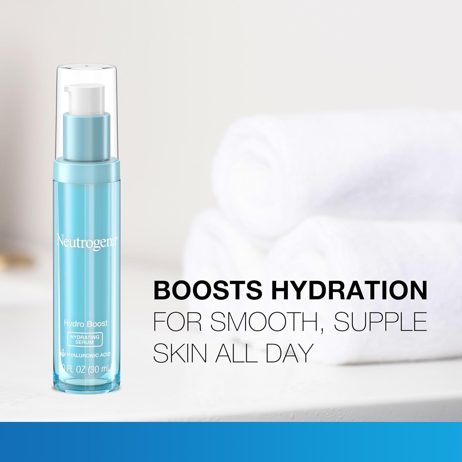Detalle de Neutrogena Hydro Boost Hyaluronic Acid Serum, 1 FL OZ 💧