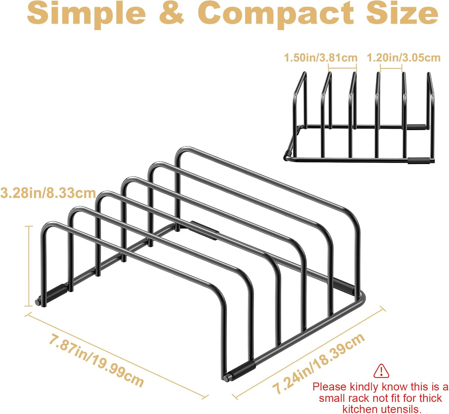 Thumbnail 2 de Fikoksol Cutting Board Organizer and Baking Sheet Rack (2-Pack)