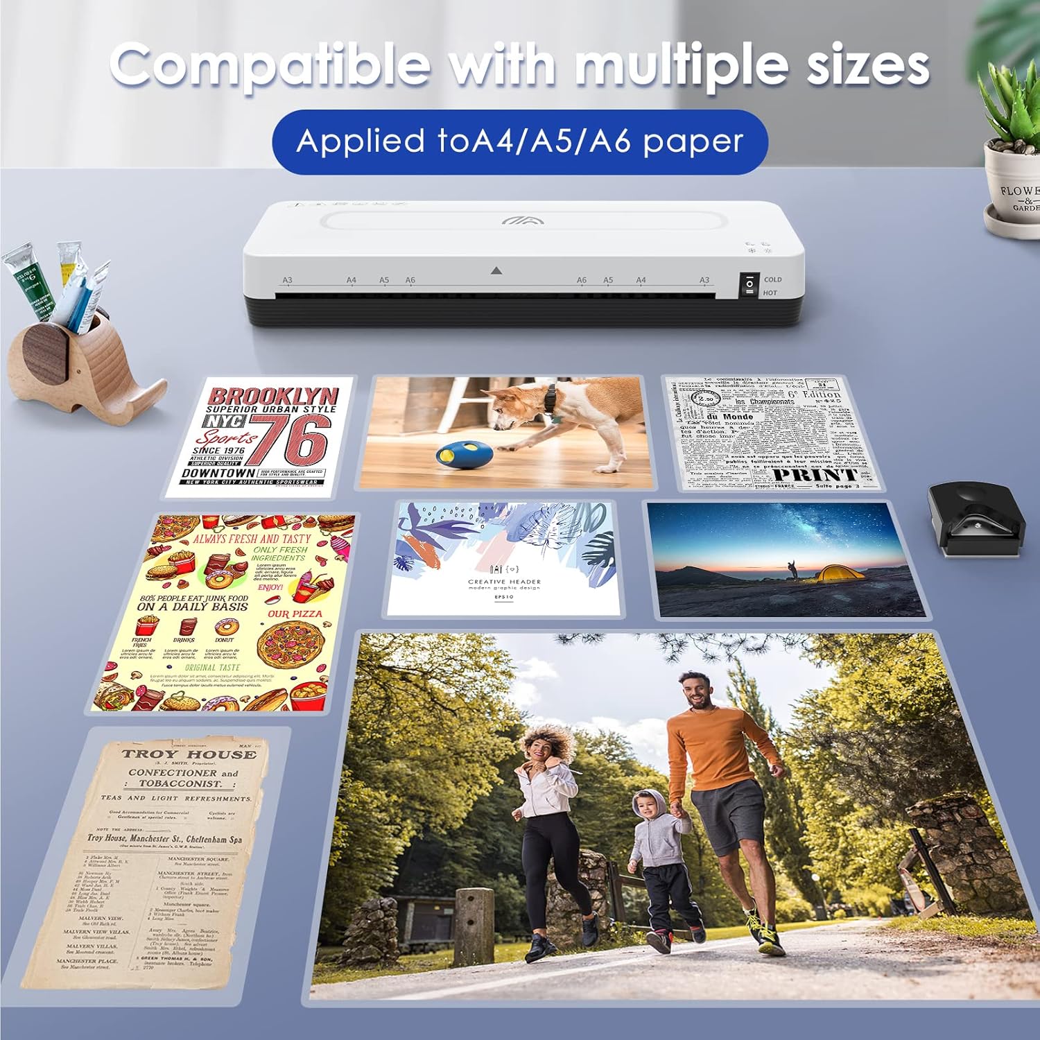 Thumbnail 4 de Mixed Laminating Pouches (A4/A5/A6) – 50 Pack, 160 Micron