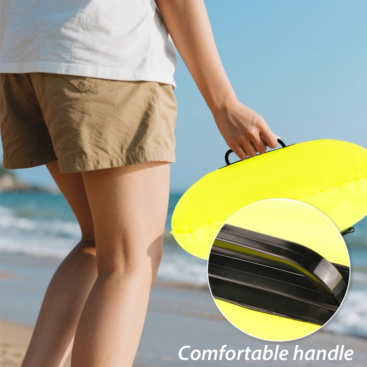 Thumbnail 6 de LUXHEIM 1er-/2er-Pack Schwimmen Boje Trockensack – Open Water Sichtbarkeit, Aufblasbar, Taillengurt, Wasserdicht