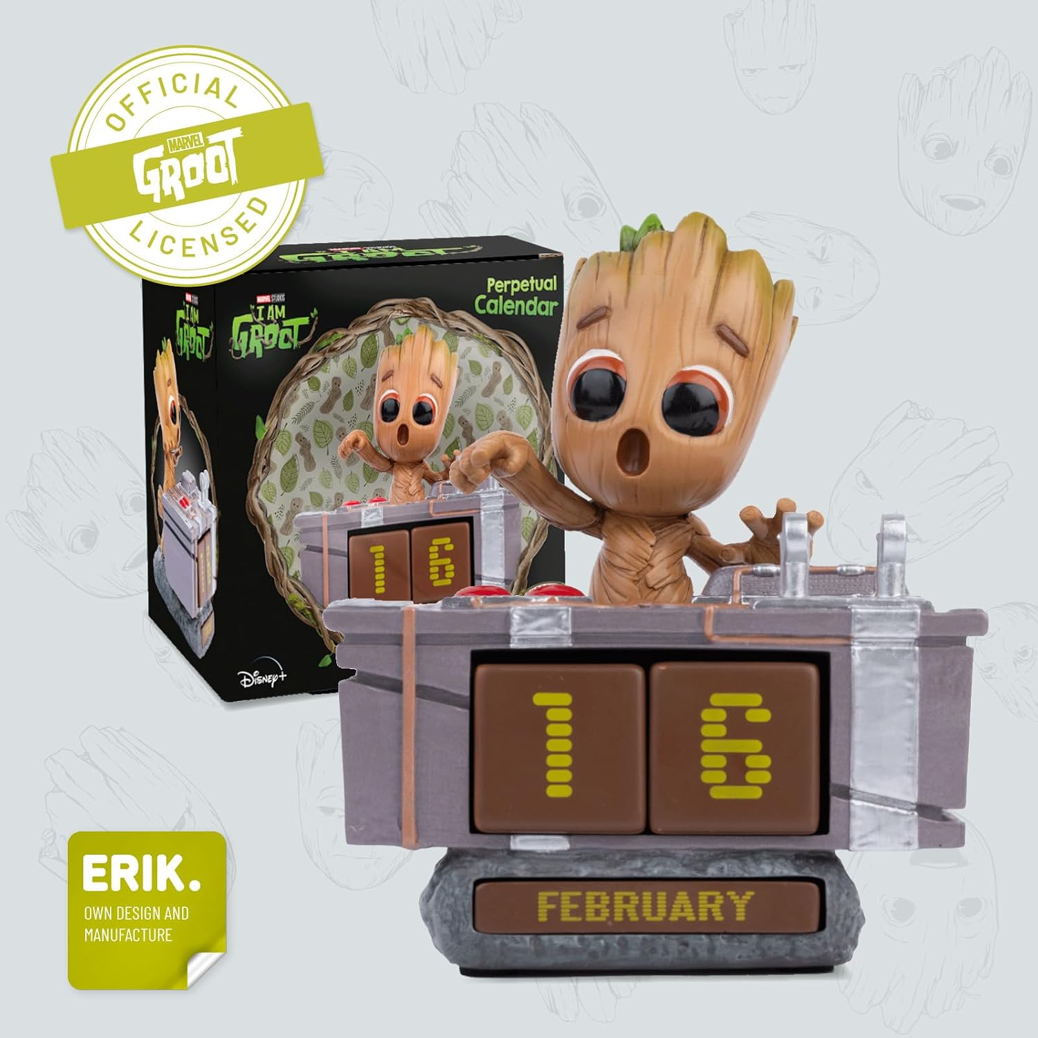 Detalle de Grupo Erik Perpetual Calendar – Marvel Groot Gifts