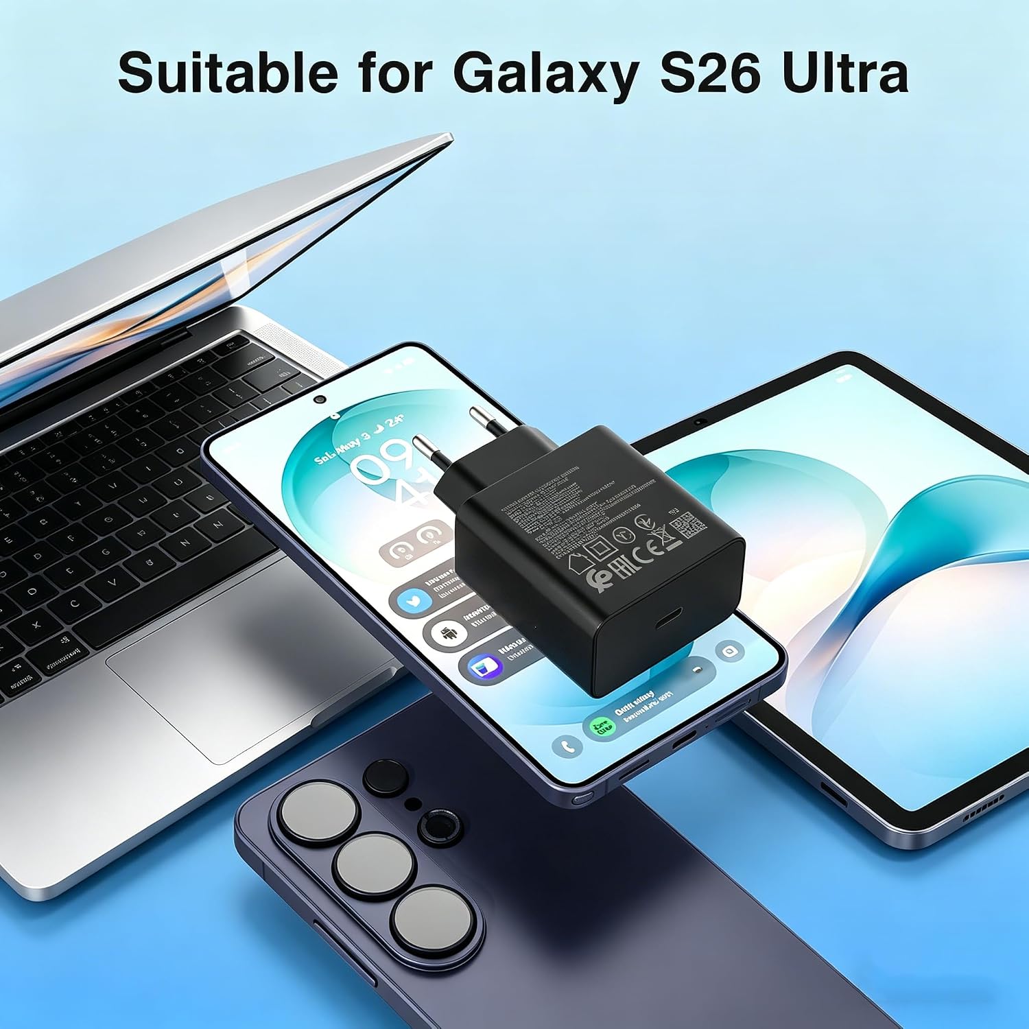 Thumbnail 1 de 45W USB-C Ladegerät Schnellladen mit Kabel