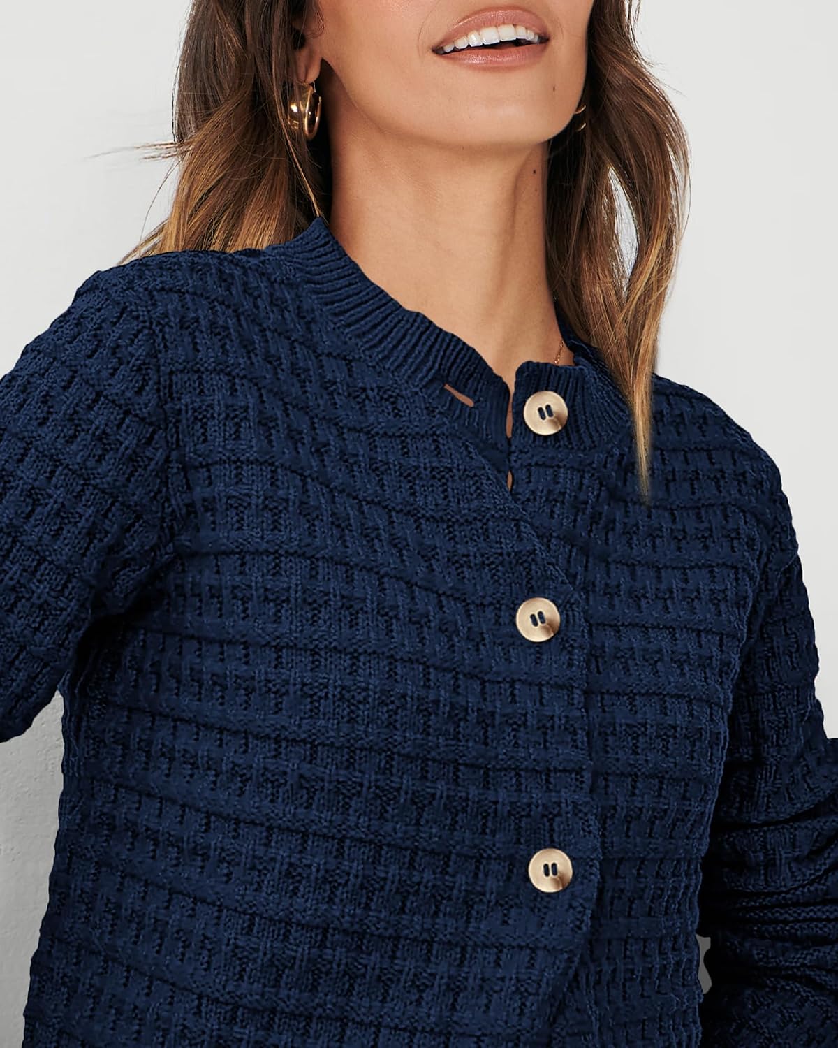 Thumbnail 4 de PRETTYGARDEN Knit Cardigan Sweater S