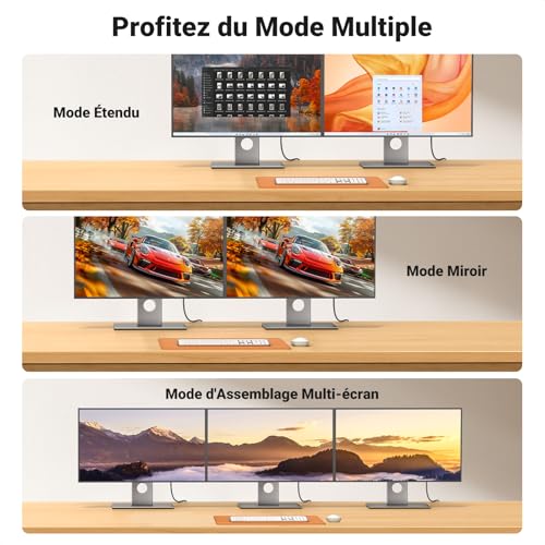 Detalle de UGREEN DisplayPort vers HDMI - câble 4K 30Hz / 2K60Hz, 2 m