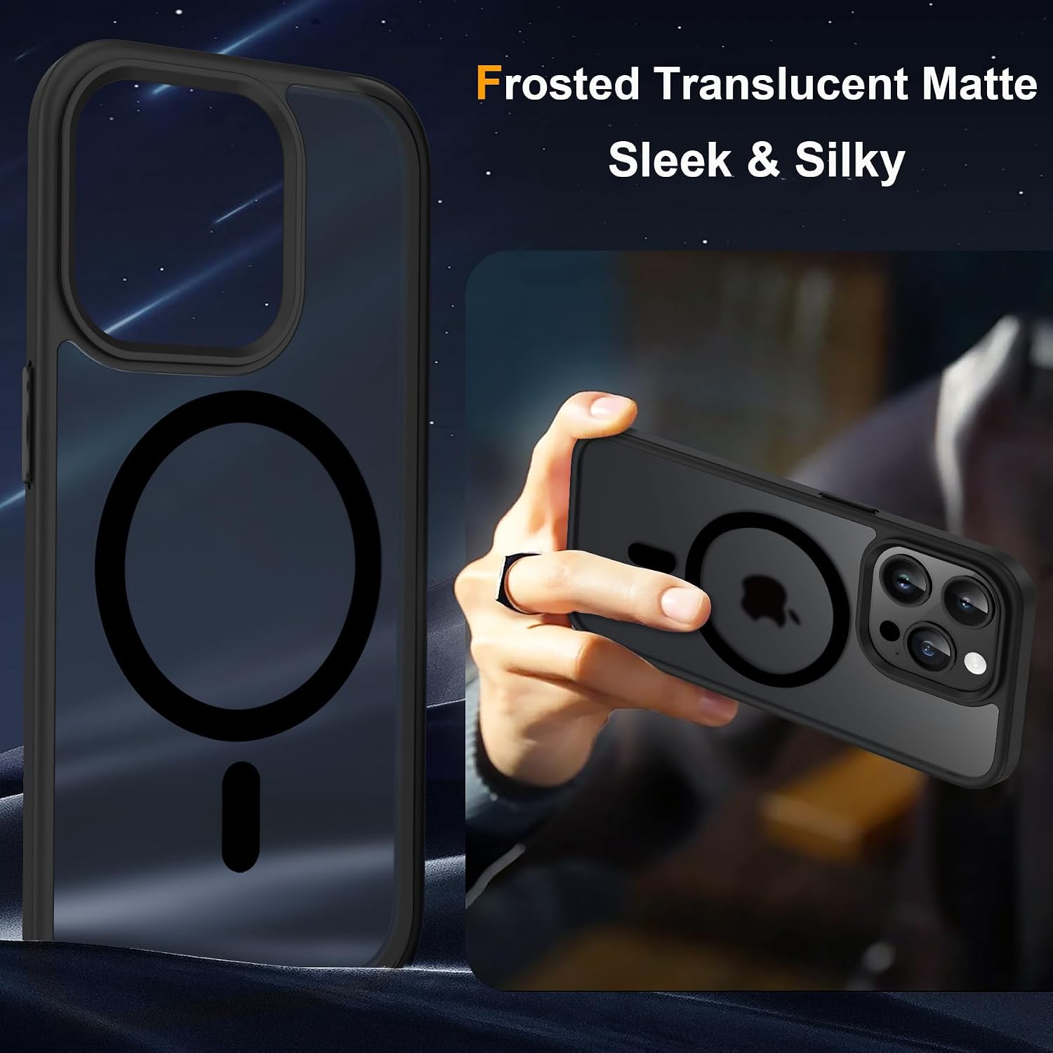 Thumbnail 4 de ORETECH Funda Magnética iPhone 13 Pro MAX con 2X Protector 🛡