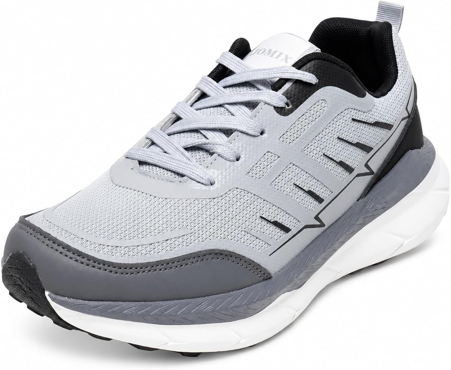 Detalle de JOMIX MOS260002 herensportschoenen met ademend mesh en vetersluiting