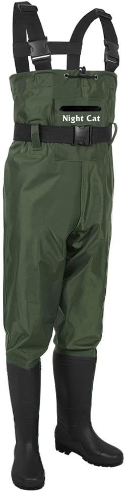 Detalle de Night Cat Wathose Waders mit Stiefeln – wasserdicht, atmungsaktiv, Crosswater