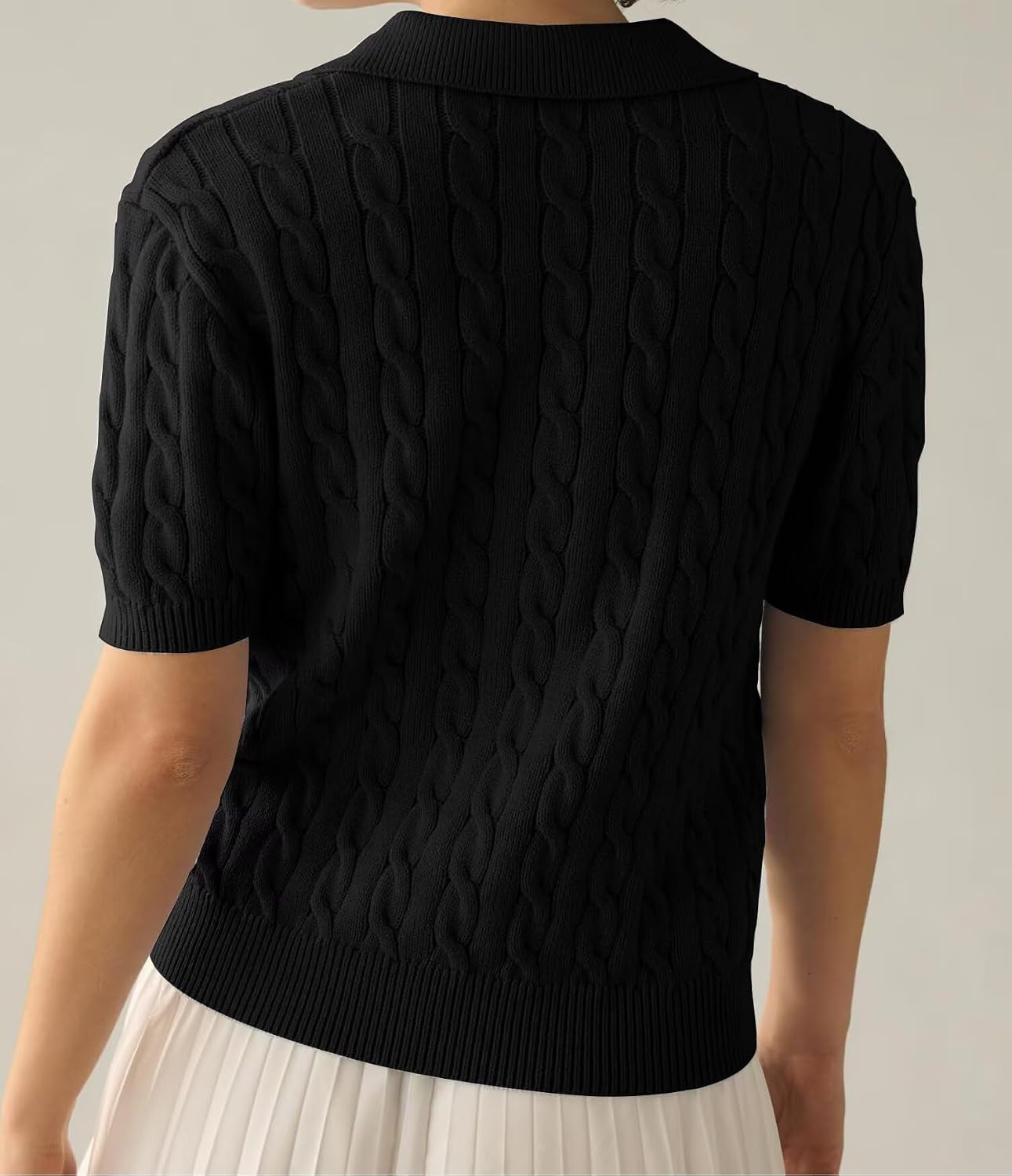 Thumbnail 1 de LACOZY Women's Summer Knit Polo Top