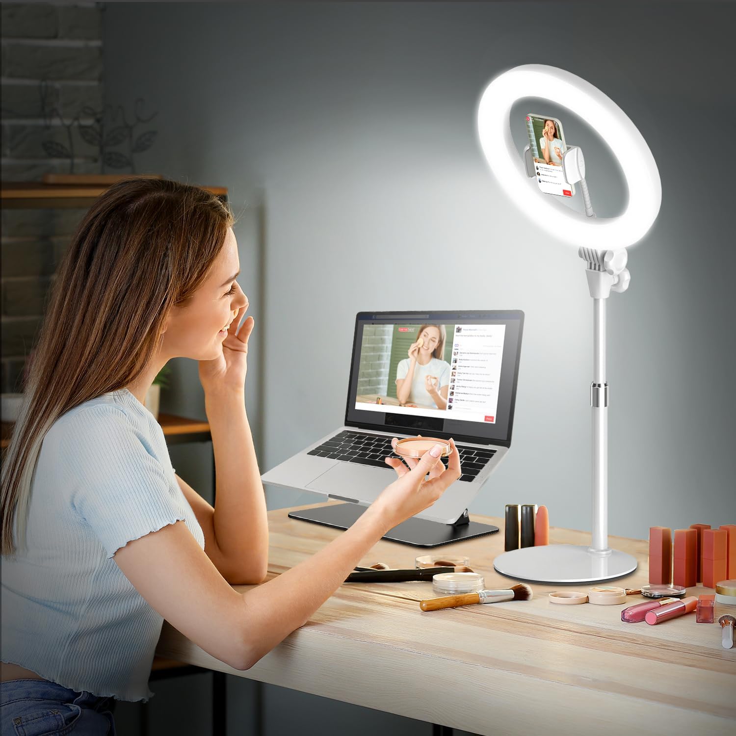 Detalle de Upgrade 10.5" Ring Light with Tripod Stand