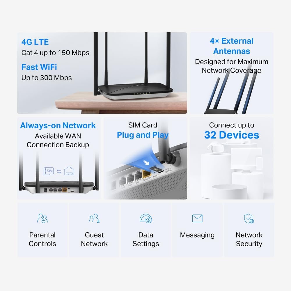 Thumbnail 3 de MERCUSYS MB115-4G 4G Router