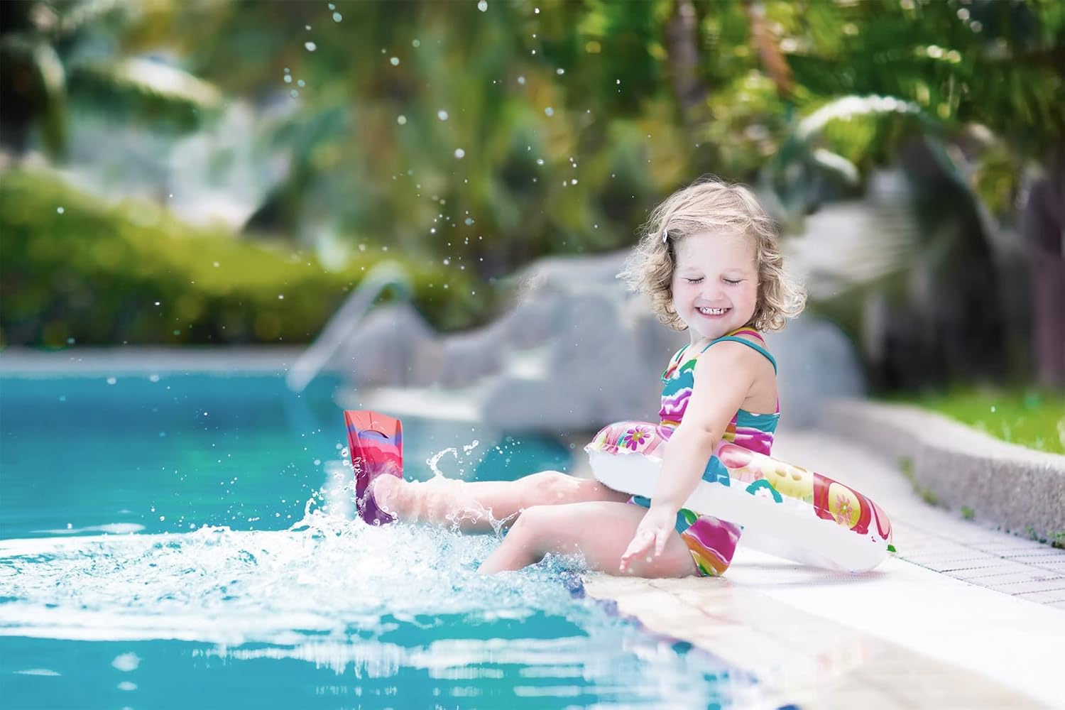 Thumbnail 2 de Prsca Kids Short Swim Fins — Lap Training Flippers for Pool Youth Beginners