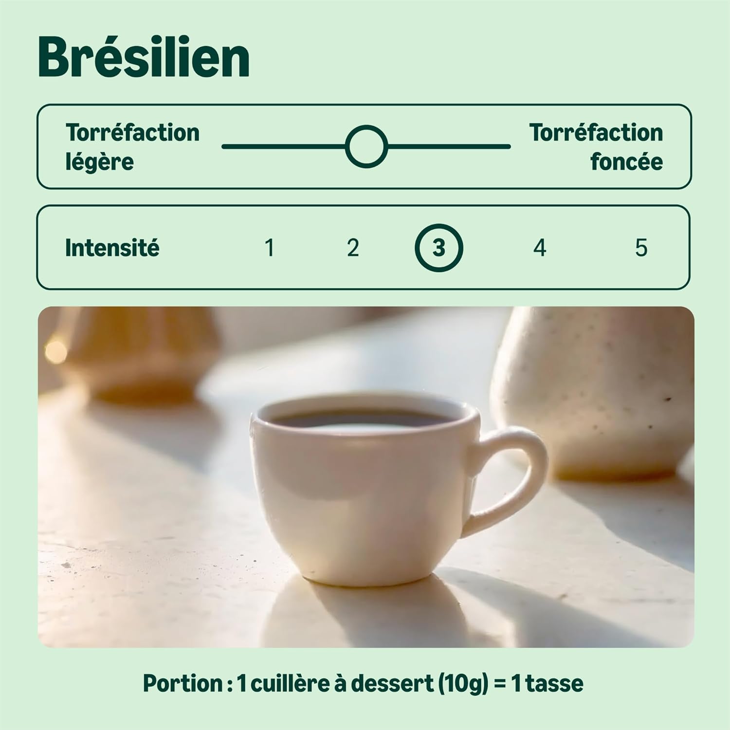 Detalle 2 de Our Selection Brésilien Café moulu 1,36 kg