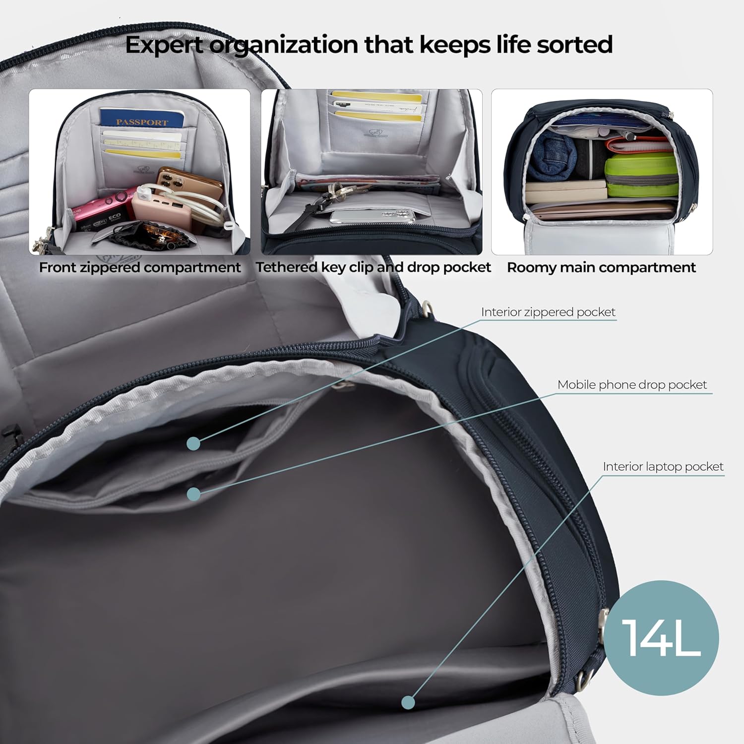 Thumbnail 6 de Travelon Anti-Theft Classic Backpack