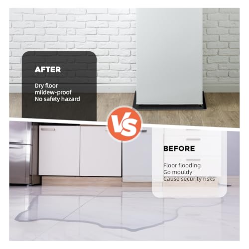 Thumbnail 6 de Bafeil Washing Machine Drip Tray 60×60 cm Multifunction Silicone Floor Mat