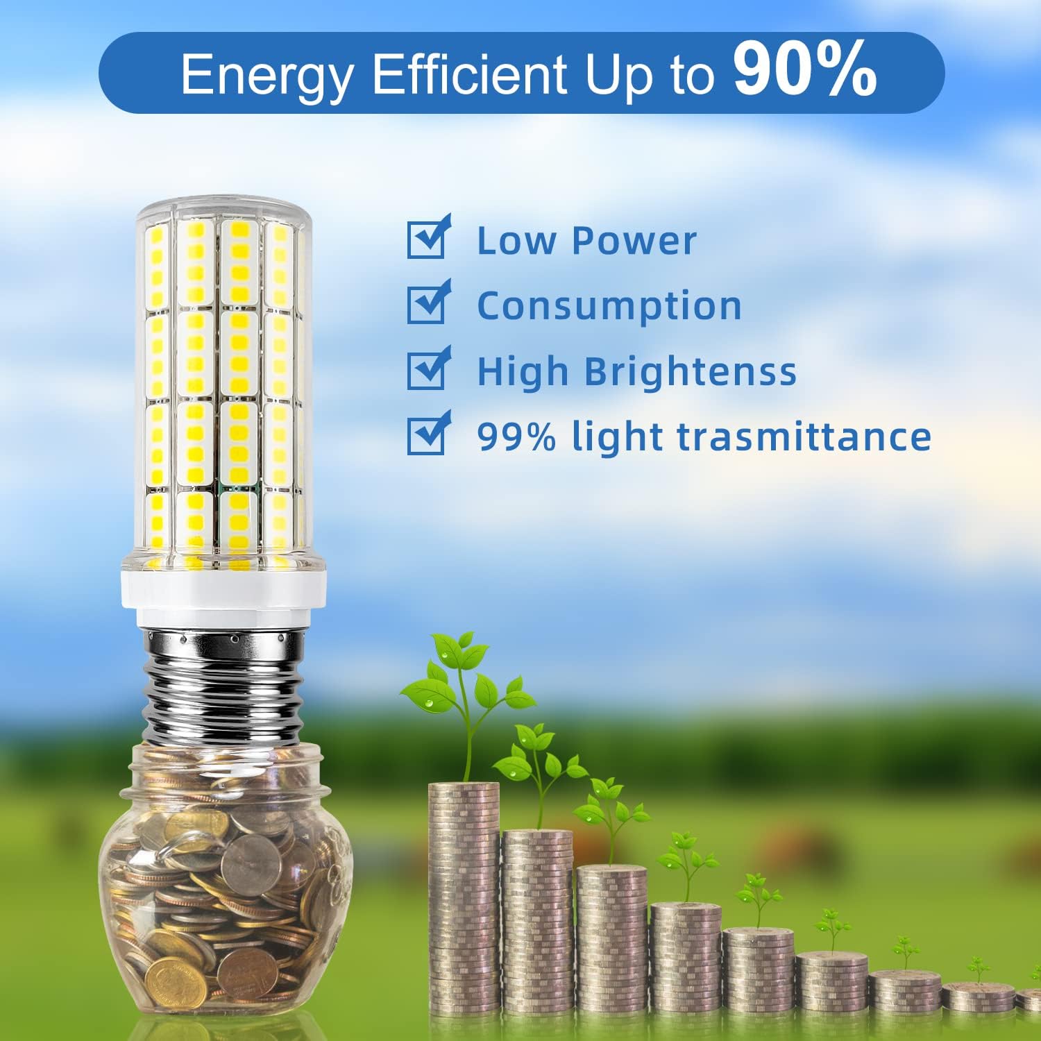 Thumbnail 4 de LED Corn Light Bulb 20W