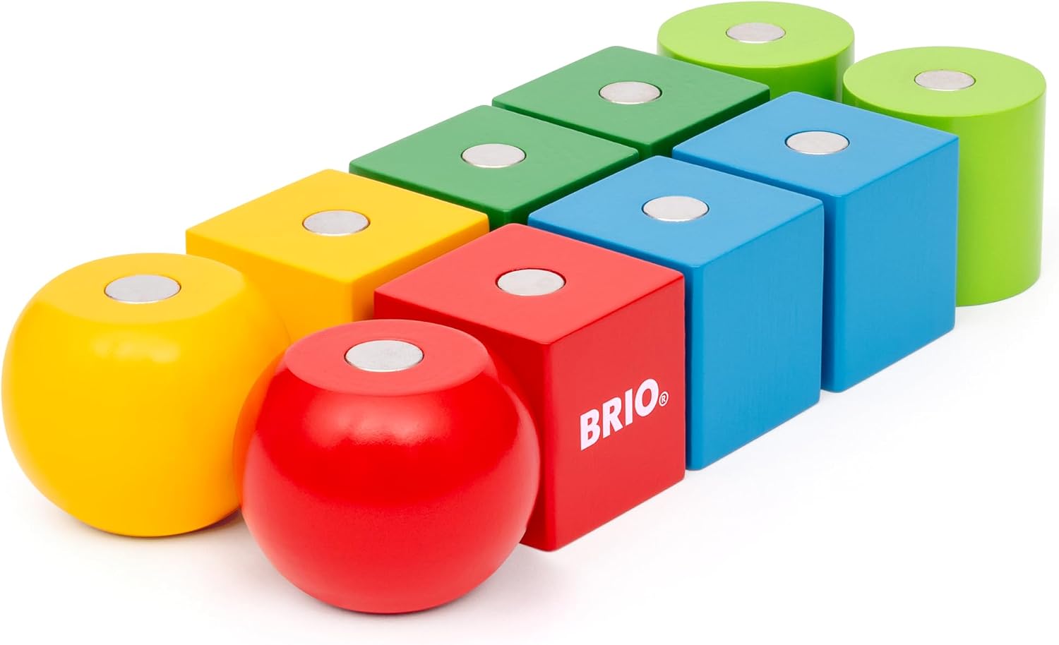 Thumbnail 4 de BRIO 30435 Magnetische Holzbausteine – magnetisches Steck- und Stapelspiel für Kinder ab 12 Monaten