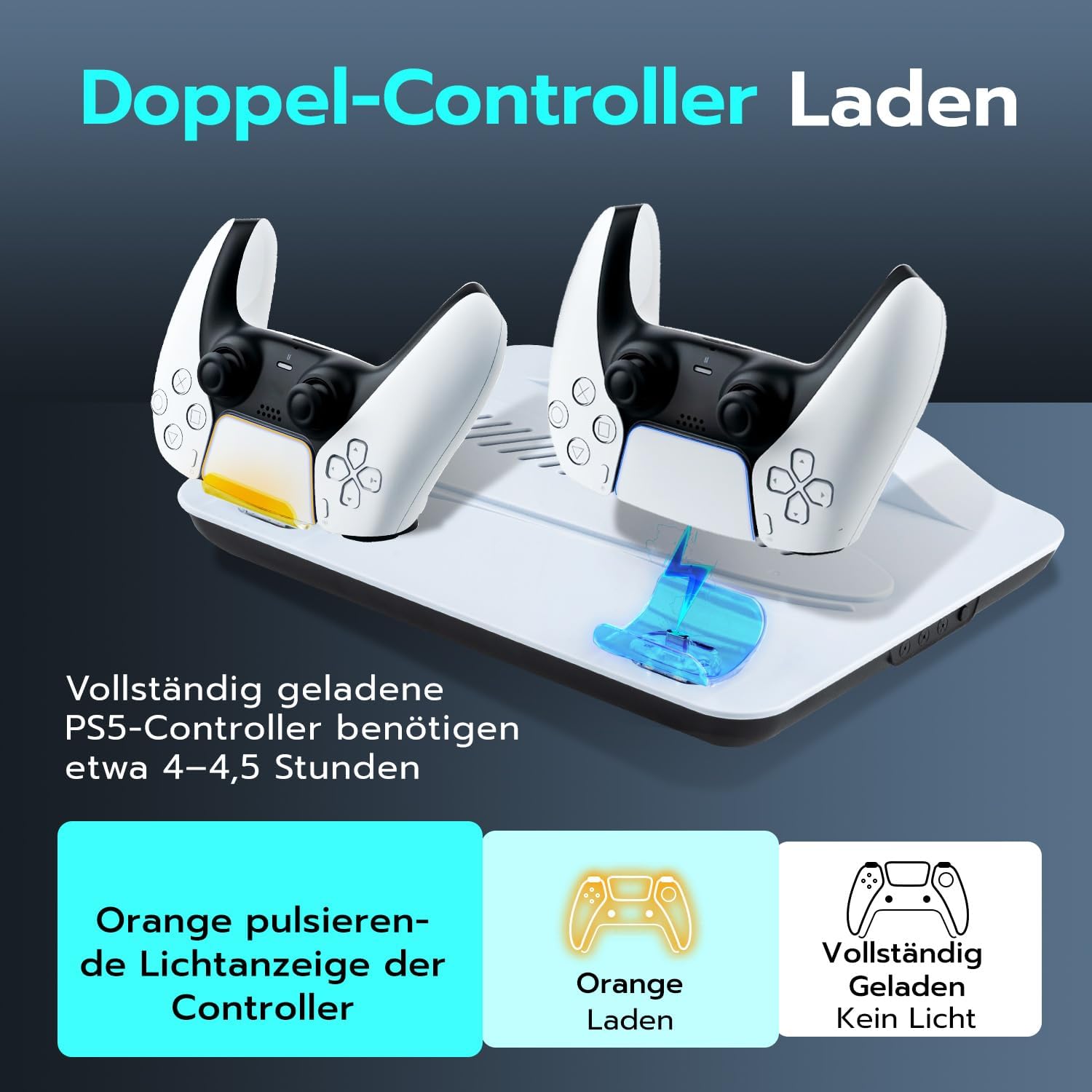 Thumbnail 4 de PlayStation 5 Ständer mit 3 Lüftern