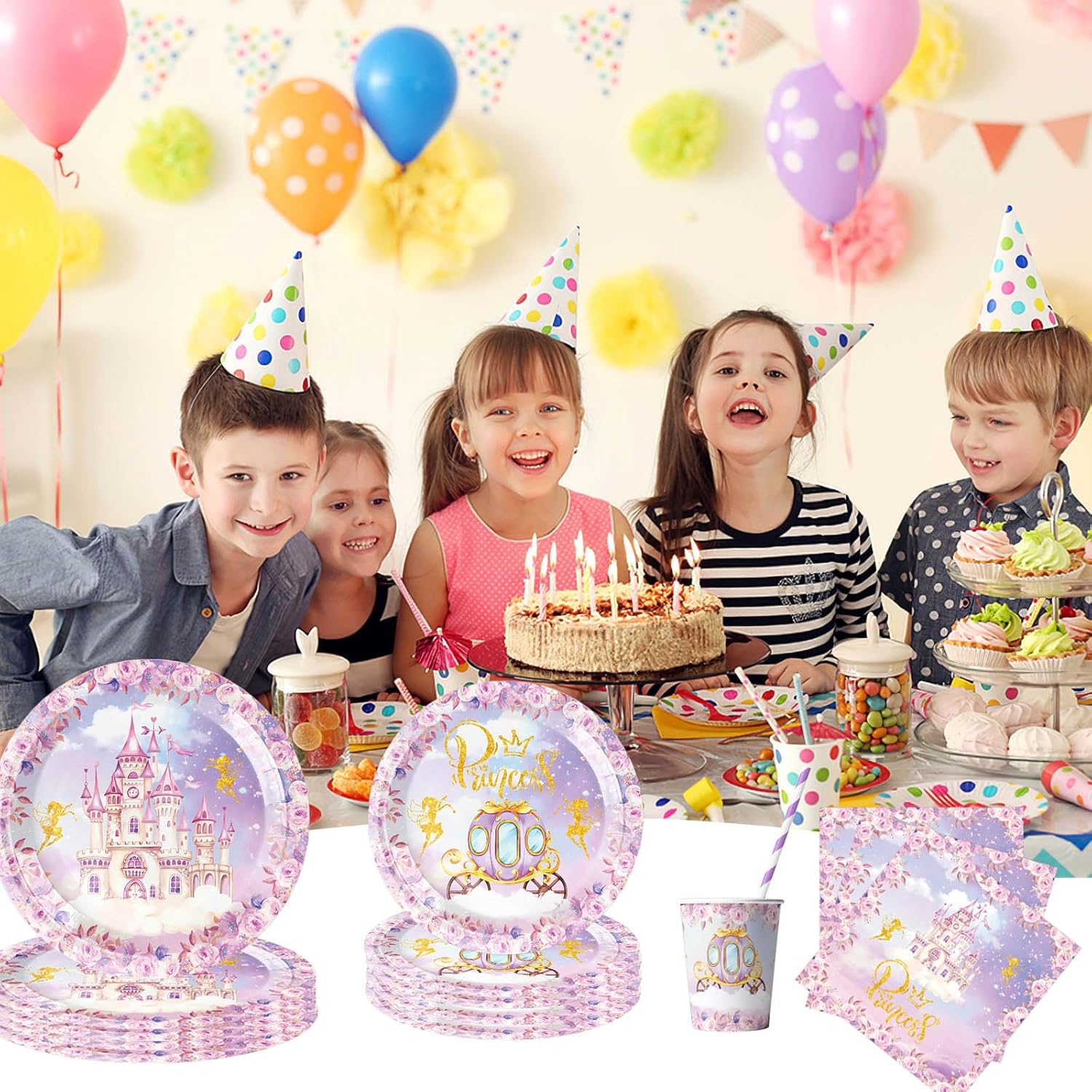 Thumbnail 3 de Schloss Prinzessin Partygeschirr Set 10 Gäste 🎉