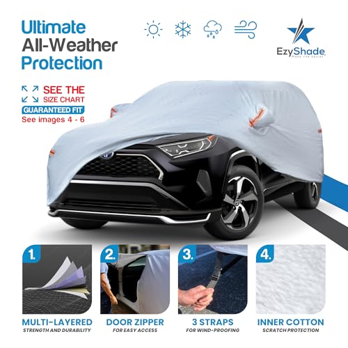 Detalle 2 de EzyShade S3 10-Layer Car Cover — Waterproof