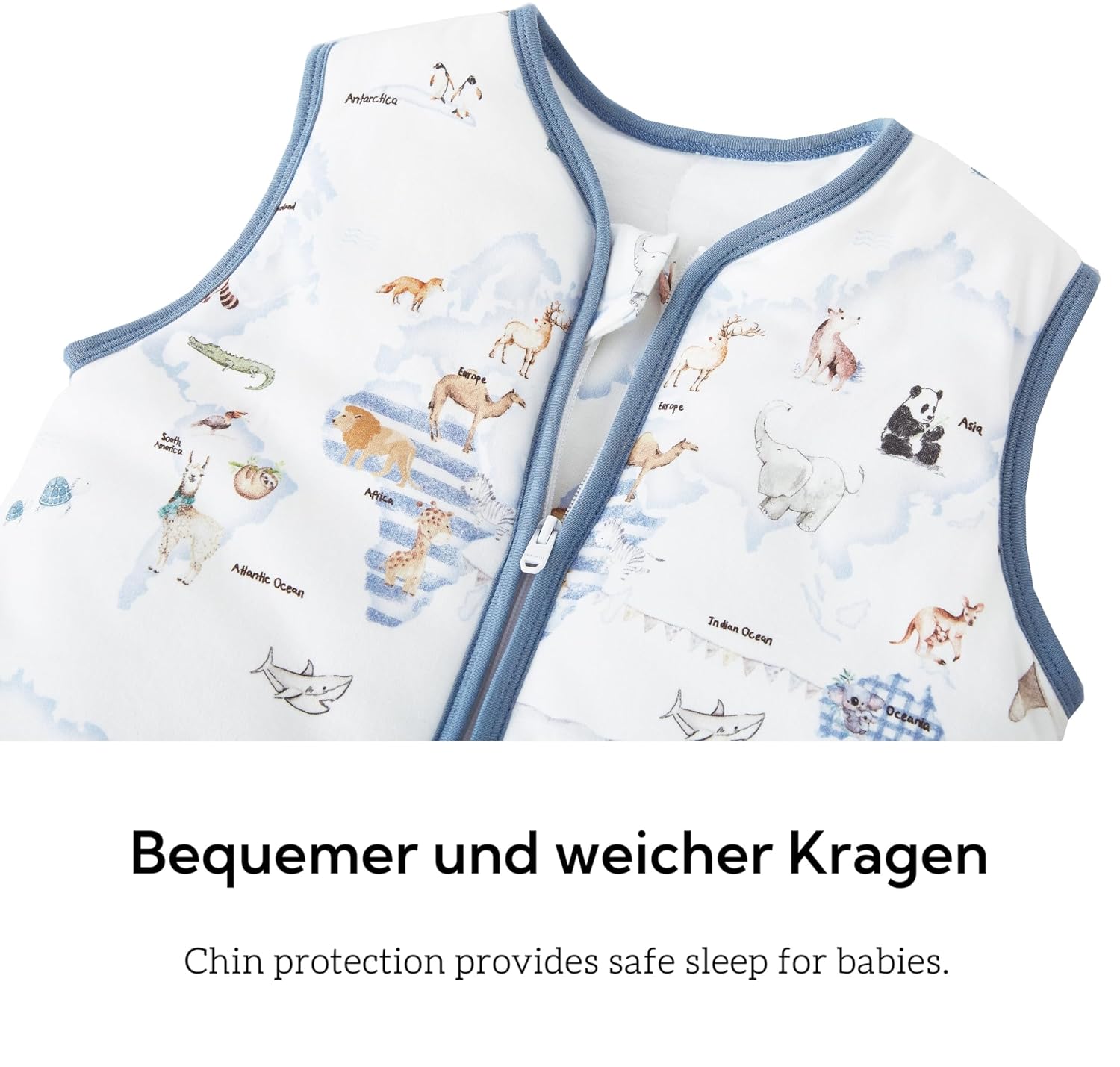 Thumbnail 2 de Chilsuessy Baby Schlafsack mit Füßen 2er Pack, 2.5 Tog – Ganzjahres-Wärme und Bewegungsfreiheit
