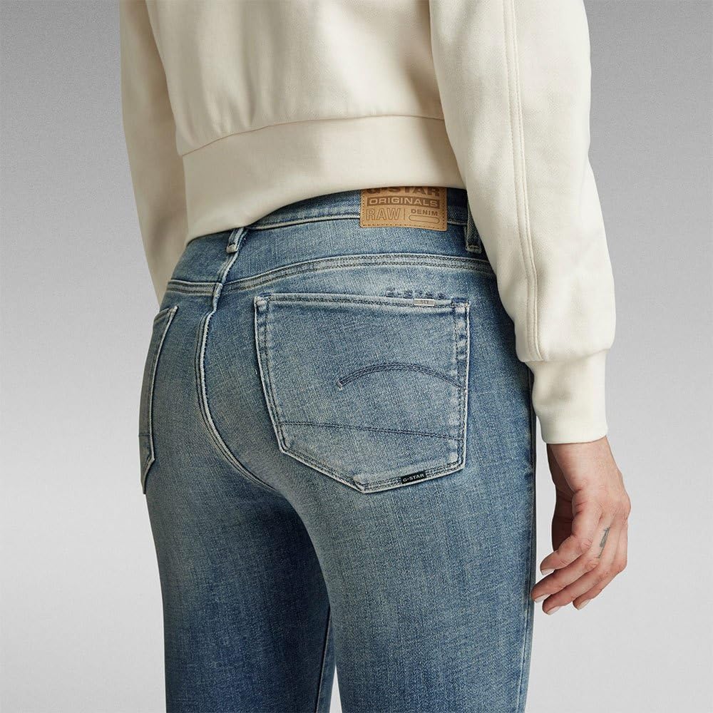 Detalle de G-Star Damen 3301 Skinny Jeans im klassischen 5‑Bolsche‑Stil