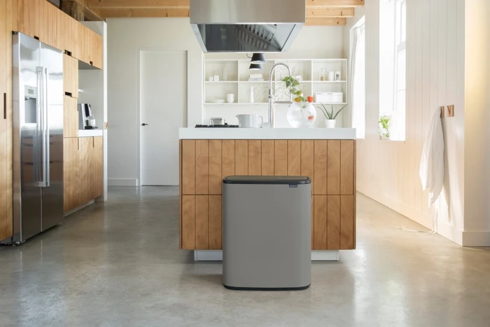 Thumbnail 9 de Brabantia Bo Touch Bin 60 L Mineral Concrete Grey 🗑