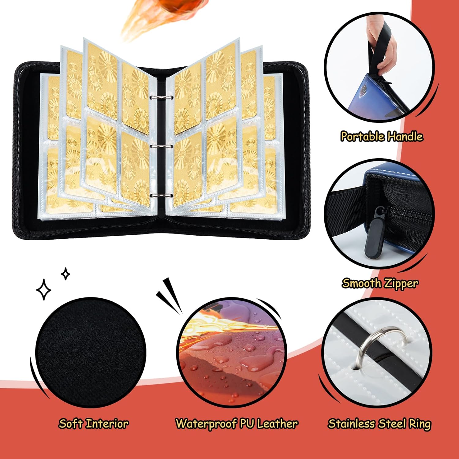 Detalle de Mactoou Trading Card Binder 440 pockets