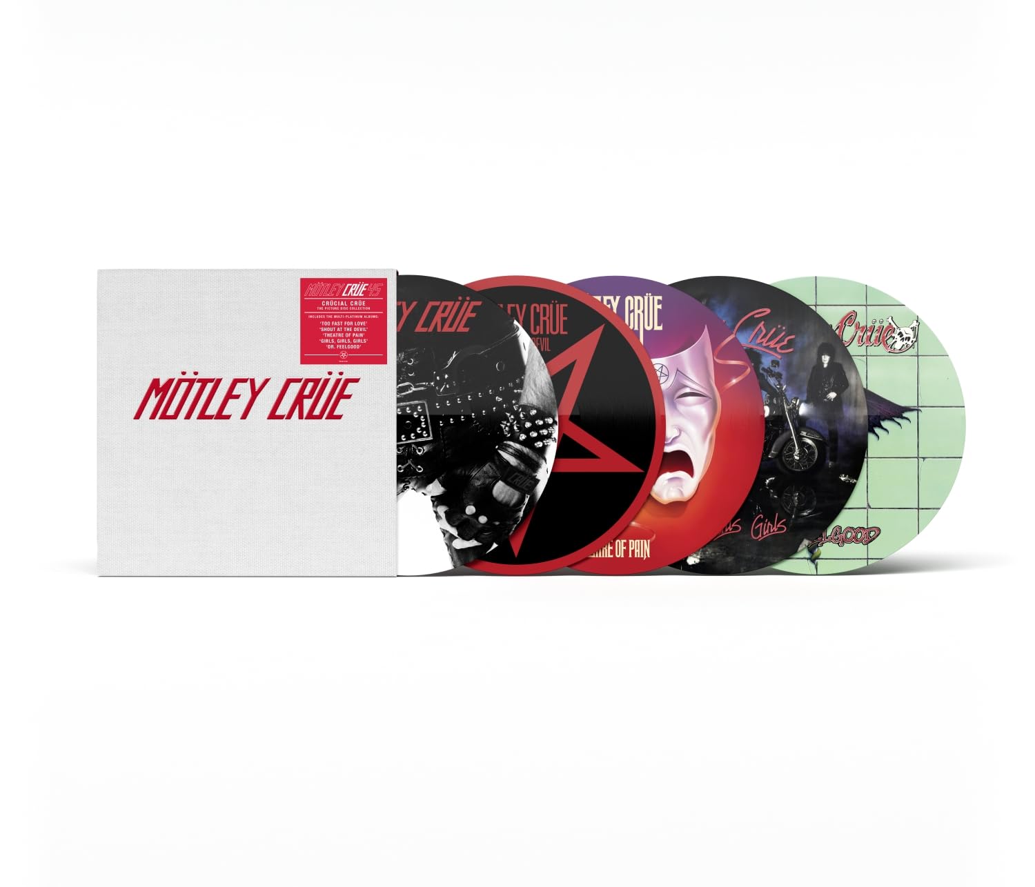 Detalle de Crucial Crue 45th Anniversary Deluxe 5-CD Box Set