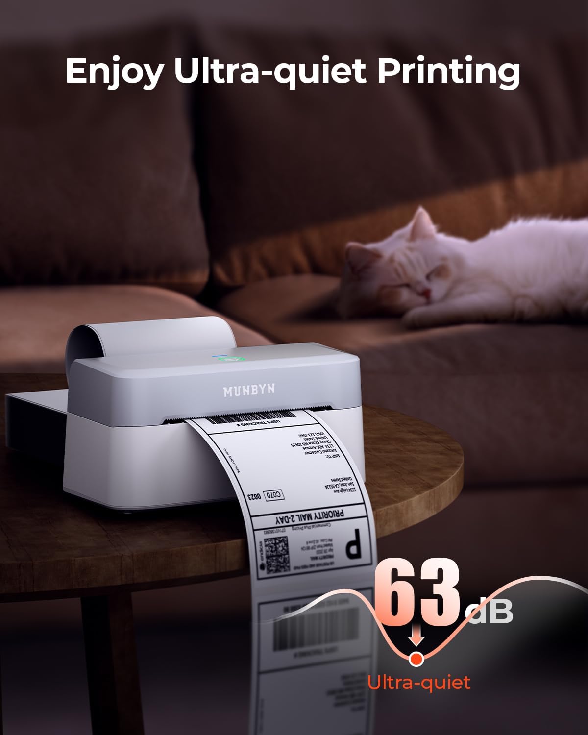 Thumbnail 6 de MUNBYN Bluetooth 4x6 Thermal Label Printer