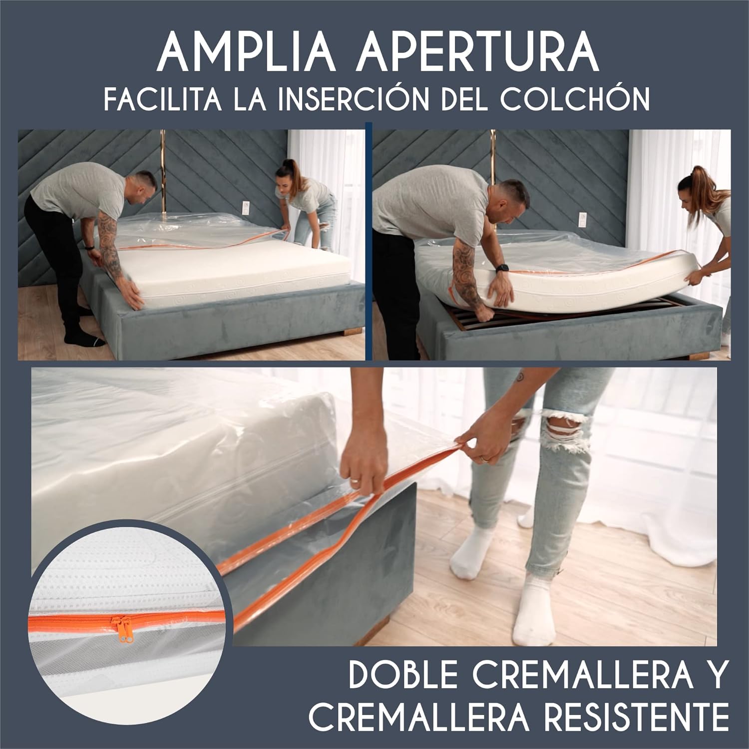 Thumbnail 4 de Dreamzie Funda de colchón 80 x 200 cm