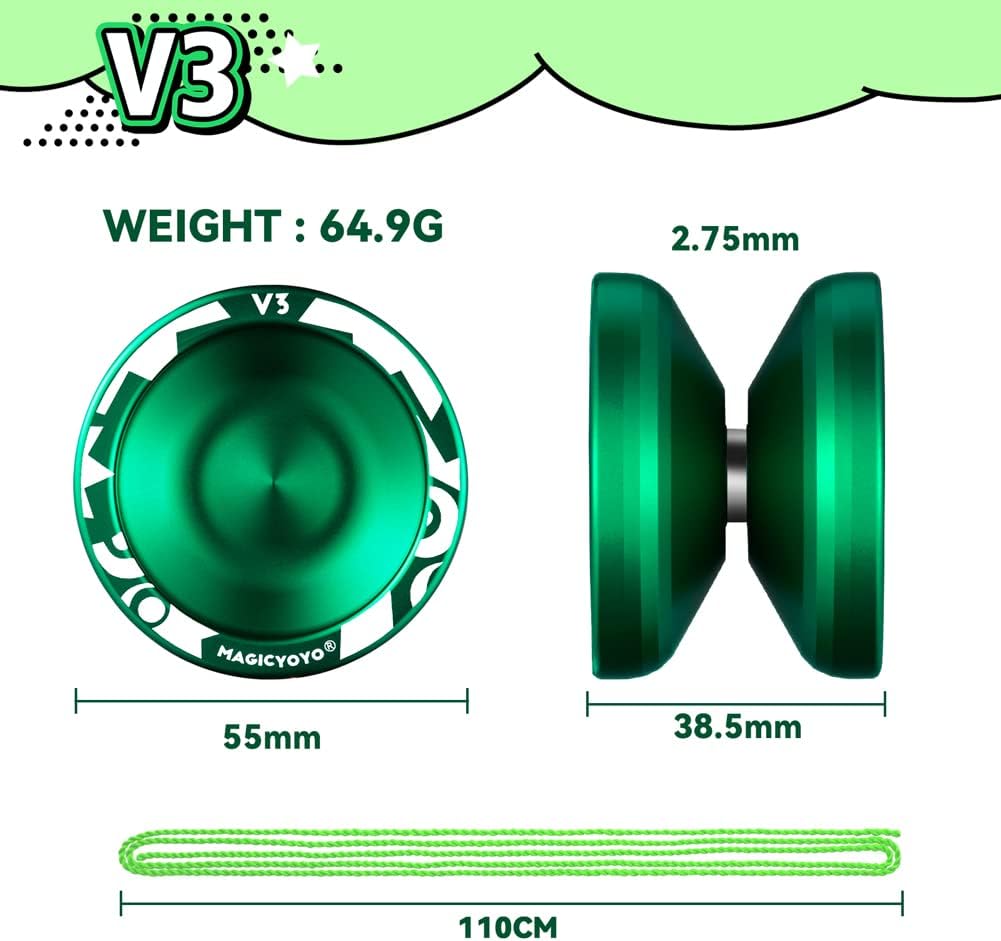 Thumbnail 2 de MAGICYOYO V3 Aluminum Yo-Yo, Responsive Play with Unresponsive Upgrade