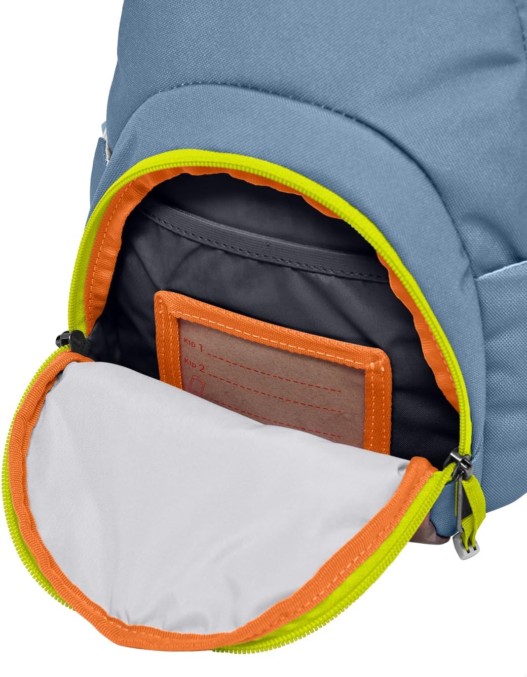 Detalle de Jack Wolfskin BUTTERCUP – bequemer Rucksack für Kinder ab 2 Jahren mit Reflektoren