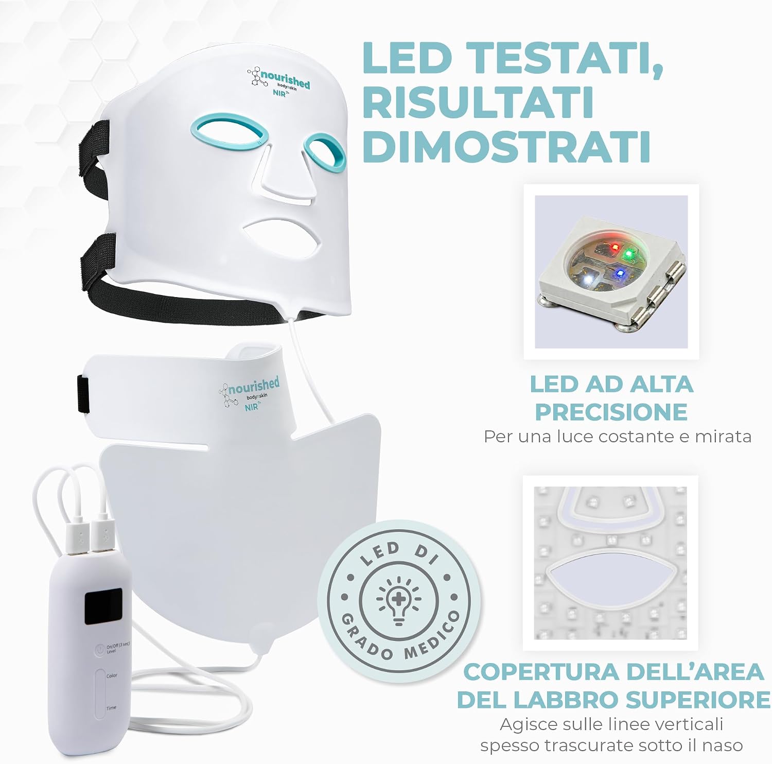 Thumbnail 2 de Nourished Bodynskin Maschera LED a 7 Colori