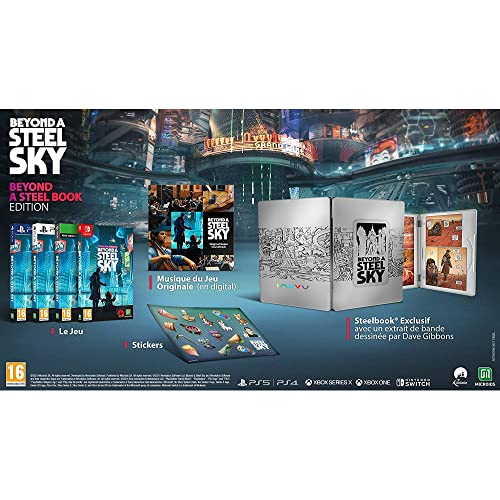 Detalle de Beyond a Steel Sky - Book Edition para PlayStation 5 (Maximum Games)