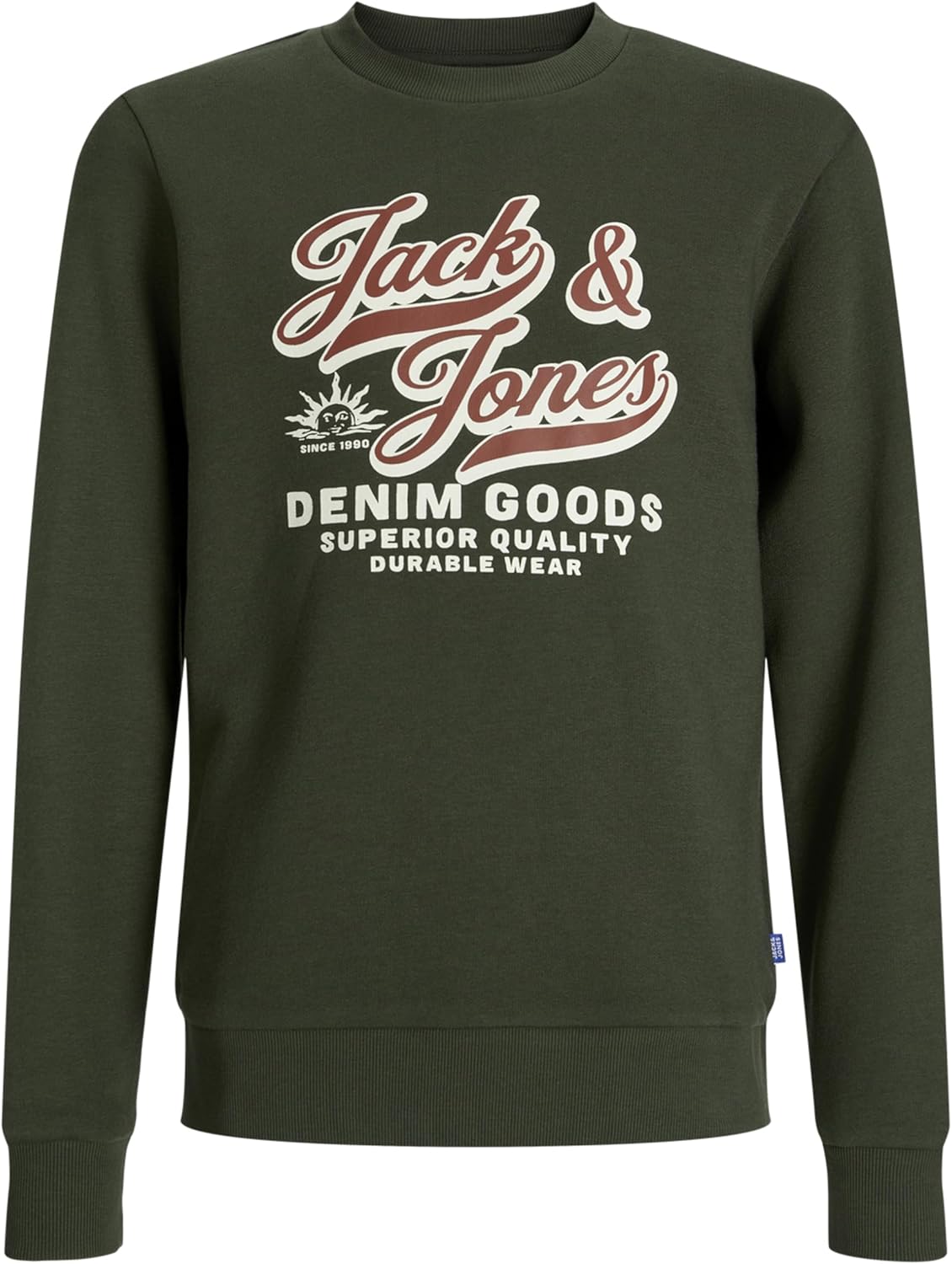 Thumbnail 2 de Jack & Jones Jjelogo Sweat Crew a maniche lunghe per bambini e ragazzi