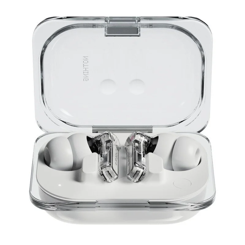 Detalle de Nothing Ear (a) Auriculares Bluetooth con ANC blancos