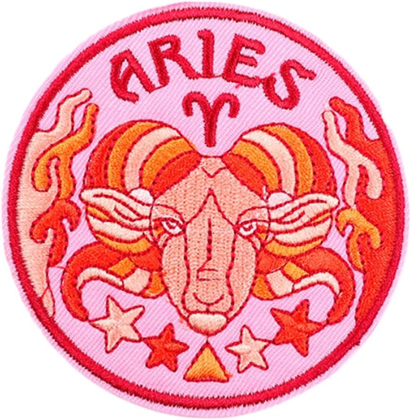 Detalle de Uijokdef Aries Embroidered Patch 3.15-Inch