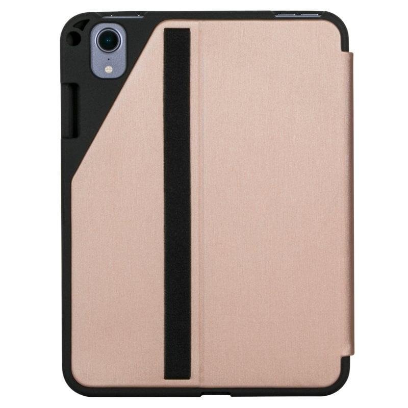 Detalle de Targus Click-In Funda Folio Oro Rosa para iPad Mini 8.3" (6.ª Gen)