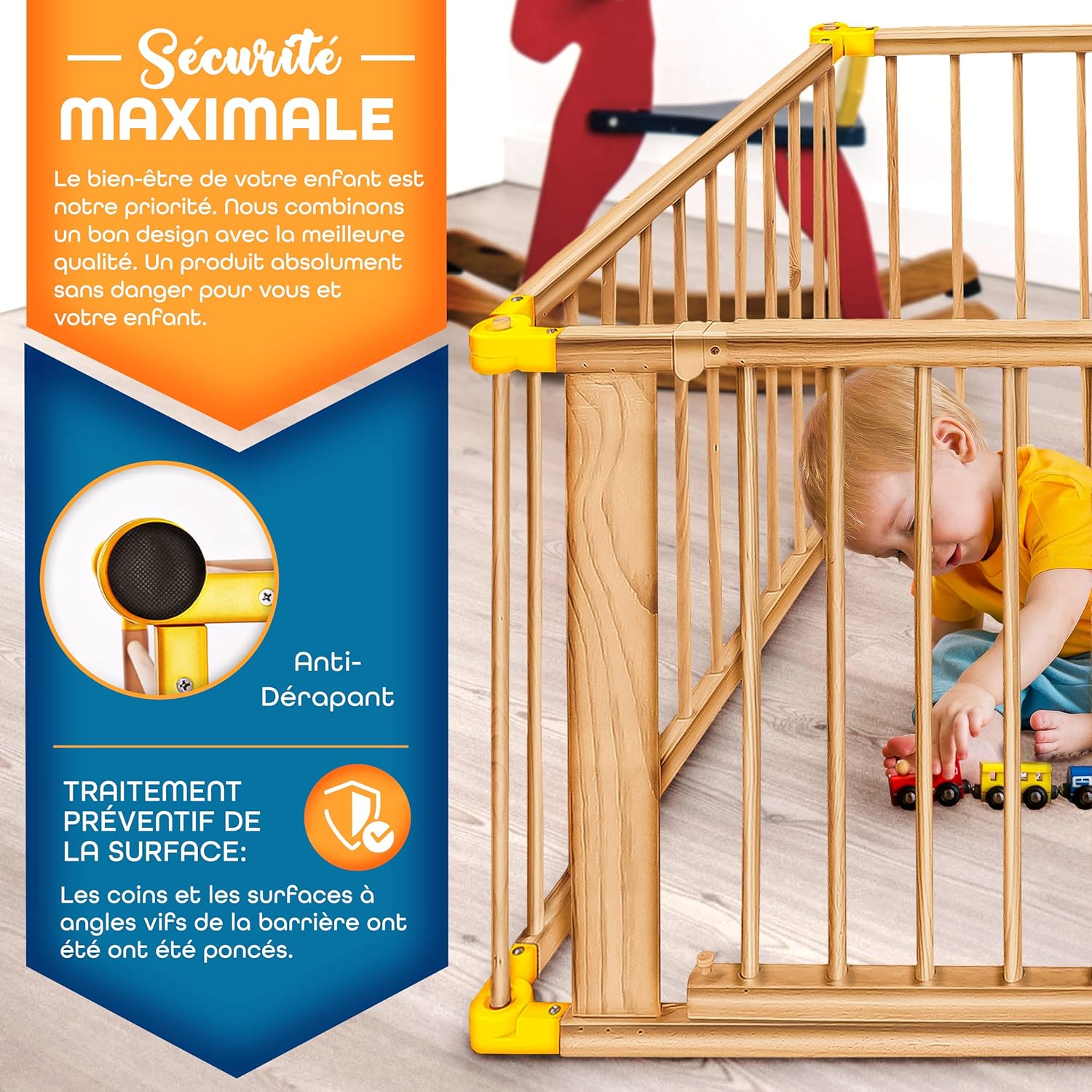 Thumbnail 4 de KIDUKU Barrière de sécurité 7,2 m 🚼