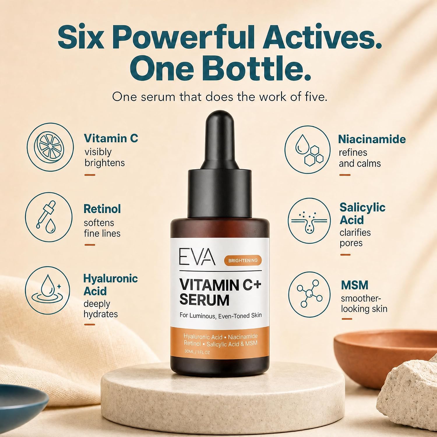Thumbnail 2 de Eva Naturals Vitamin C serum, 1 oz