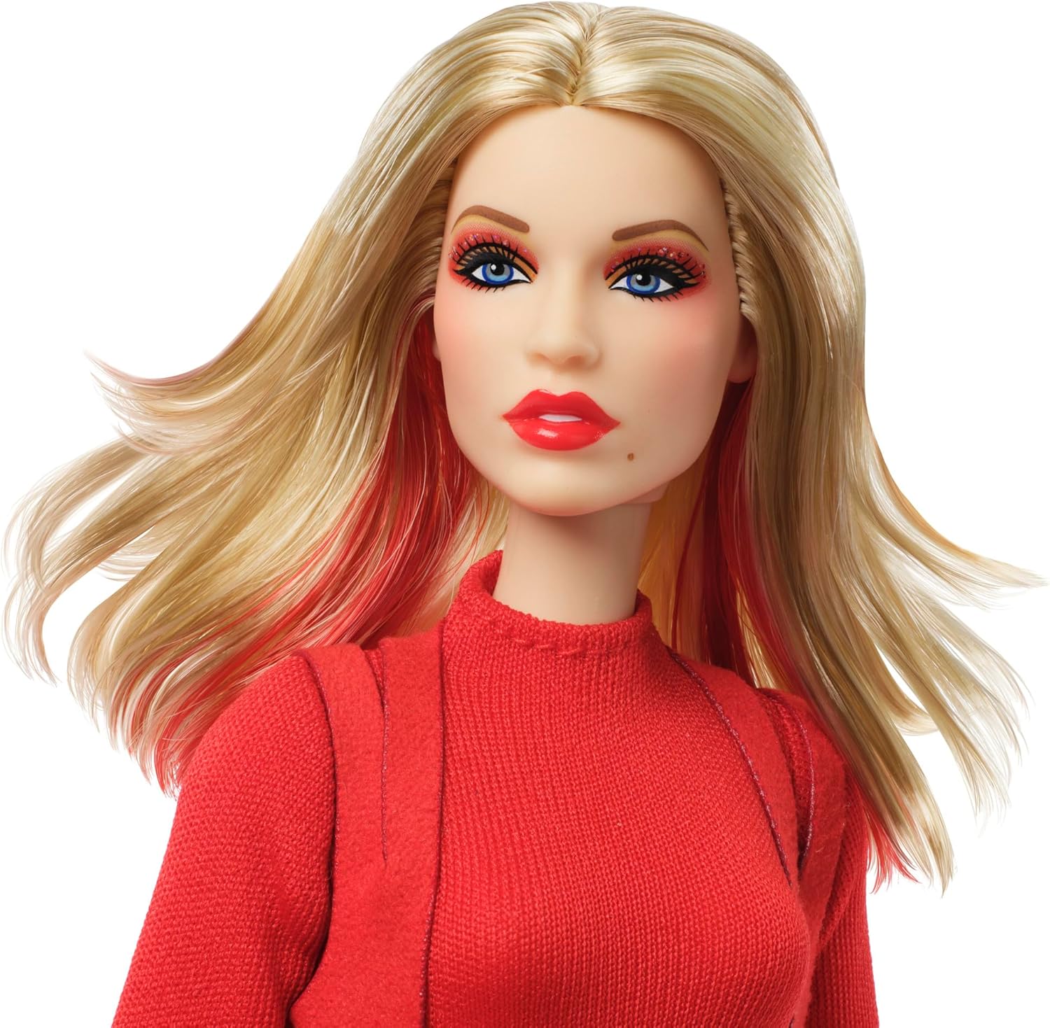 Thumbnail 1 de Barbie Signature Kylie Minogue (JBJ39) – poupée articulée en tenue rouge inspirée de « Padam Padam »