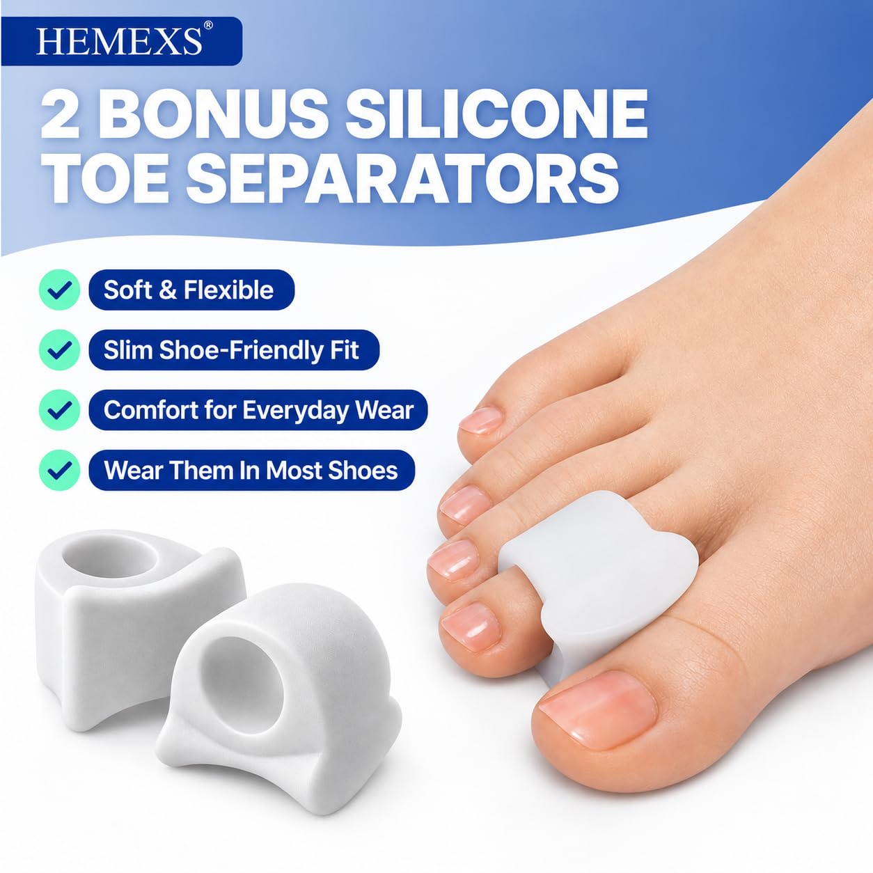 Thumbnail 1 de Bunion corrector with adjustable knob