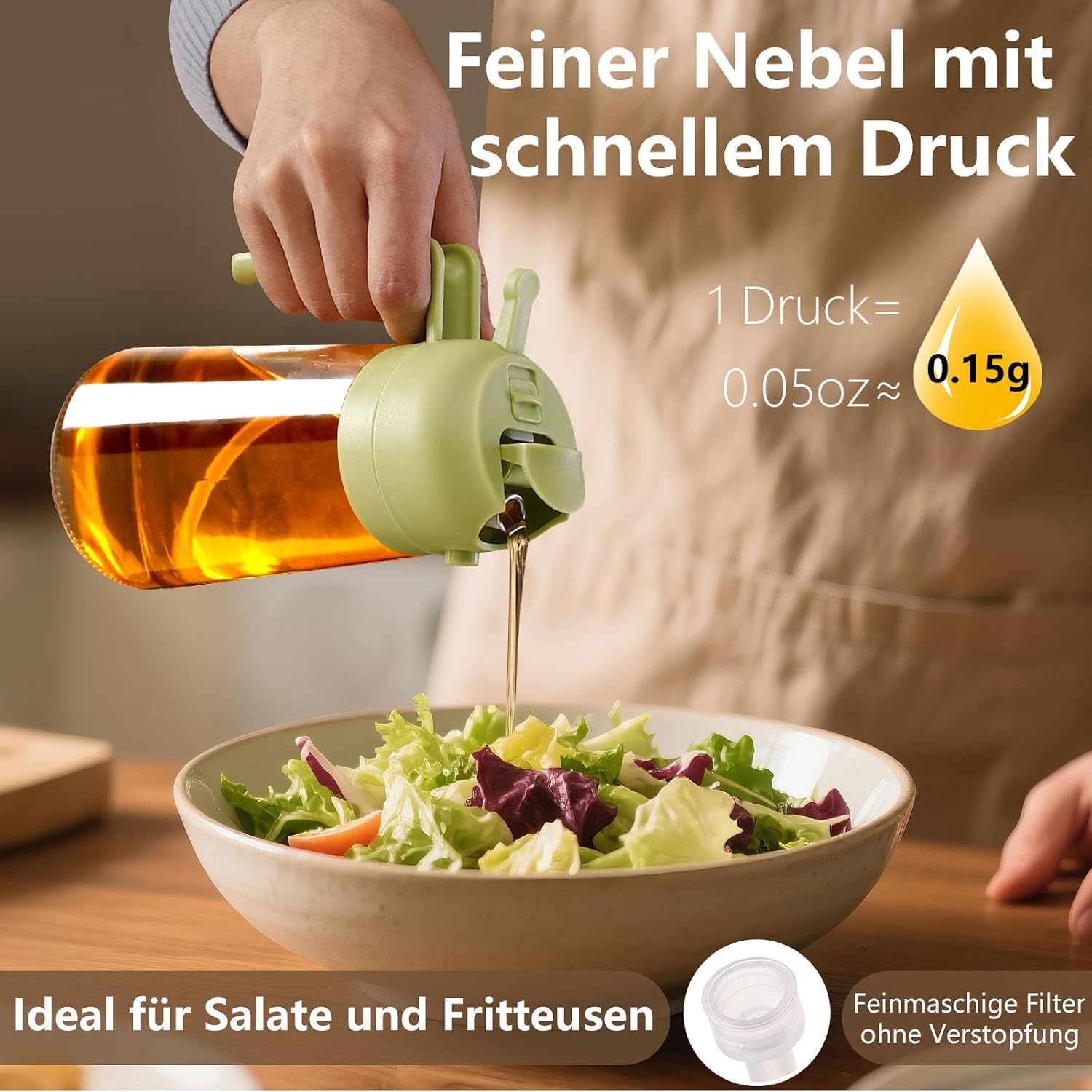 Detalle de SWEET VIEW Ölsprüher 2 in 1 470 ml