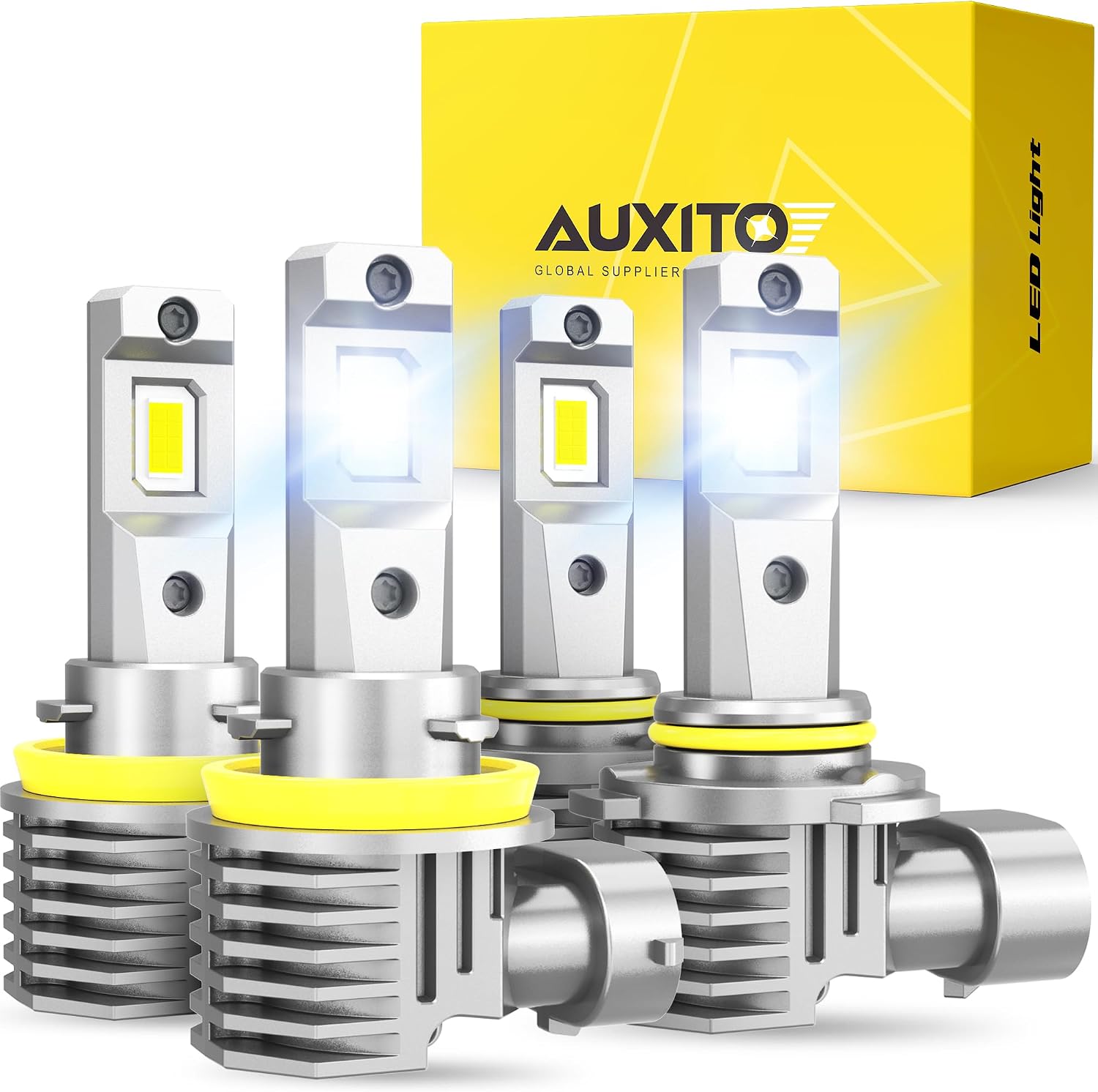 Detalle de AUXITO LED Bulb Combo 9005/H11