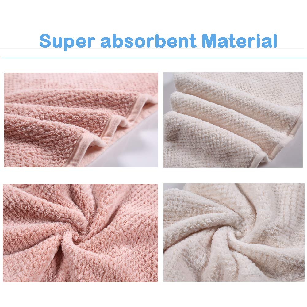 Detalle 2 de M-bestl 2 Pack Microfiber Hair Towel Wrap 🧖♀