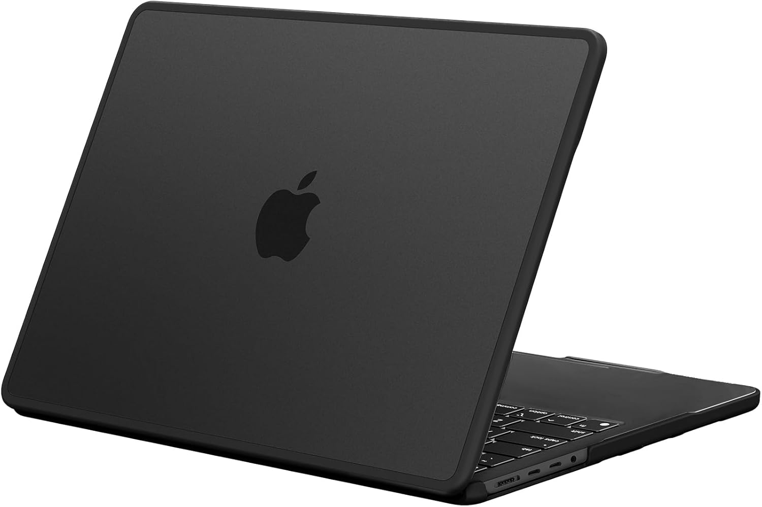 Detalle de BlueSwan Anti-Cracking MacBook Pro 14-Inch Case, Frosted Black with TPU Bumpers