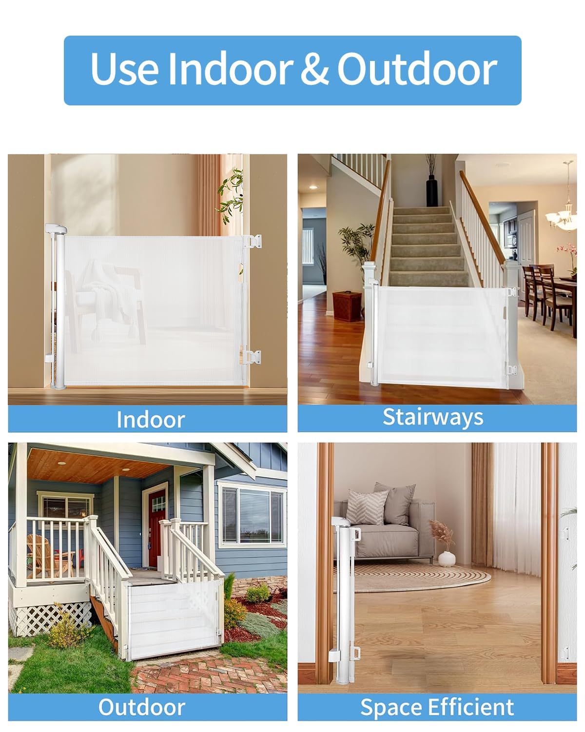 Thumbnail 5 de Veraste Retractable Baby Gate 33.6"