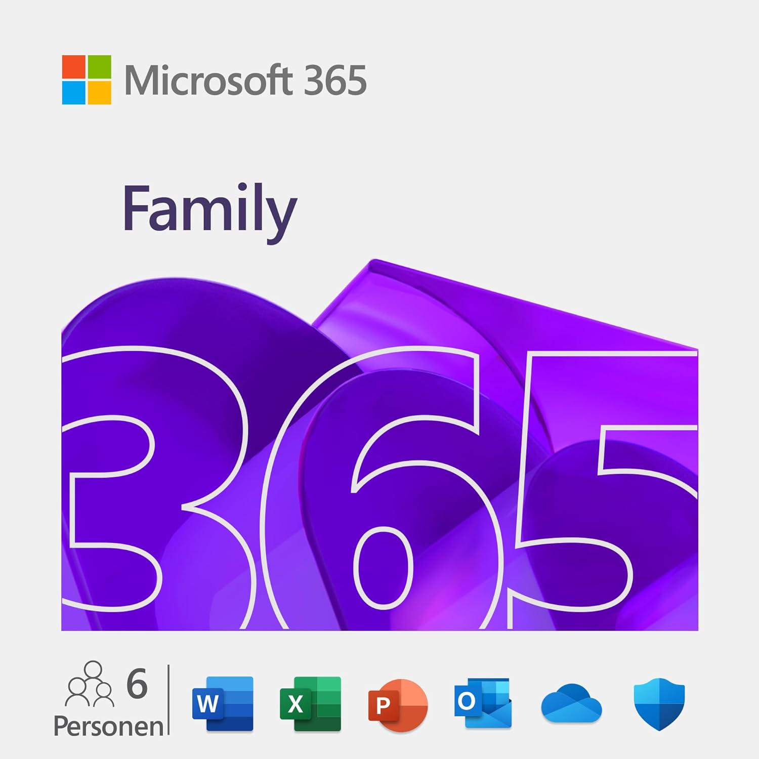Thumbnail 6 de Microsoft 365 Family – 1 Jahr, bis zu 6 Personen, mit KI-Apps, 6 TB Cloudspeicher und Norton 360 Deluxe